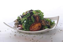 ArugulaEggplantSaladwithBalsamicVinaigrette